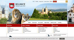 Desktop Screenshot of bojnice.sk